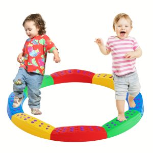 8 Pcs Balance Beam For Kids, Active Play For Toddlers, Non-Slip Toddler Stepping Stones, Sensory Stepping Stones For Indoor & Outdoor