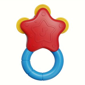 Baby Rattle Toys, Cartoon Star Shape Rattle Educational Toys, Christmas Halloween Birthday Gifts