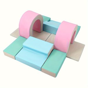 10 Pcs Soft Climbing Indoor Set - Foam Climbing Blocks For Toddlers And Preschoolers - Activity Play Set For Climbing, Crawling, And Sliding